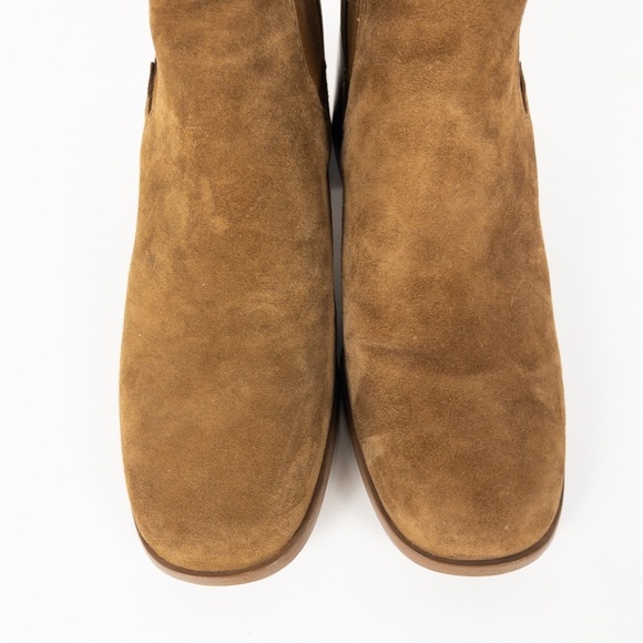 Steve Madden Brown Suede Leather Argent Chelsea Boots - Picture 5 of 15